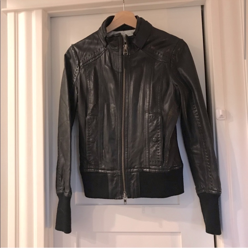 Like-New Mackage Lamb Leather Jacket